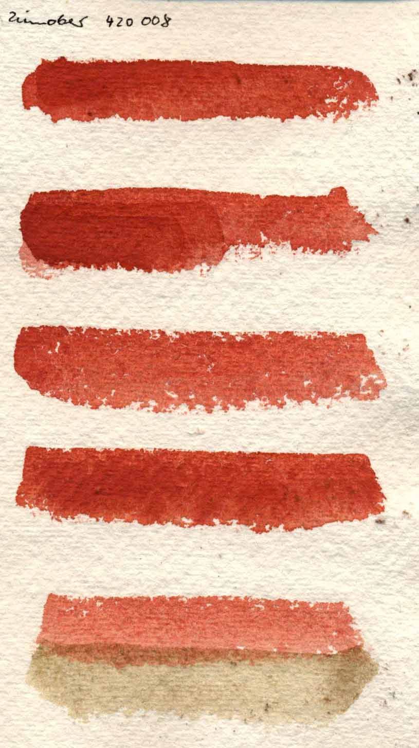 Kremer akvarel - rumělka (plast, 3 x 1,8 x 1 cm)